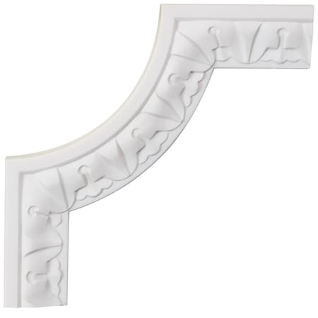 Ekena Millwork 6"W x 6"H x 1/2"P Nexus Acanthus Leaf Panel Moulding Corner (matches moulding PML01X00NE) PML06X06NE-2